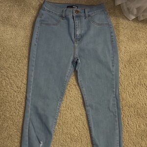 Fashion Nova Light Blue Skinny Jeans